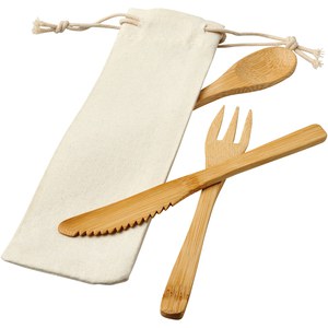 Celuk bamboo cutlery set - EgotierPro 112995