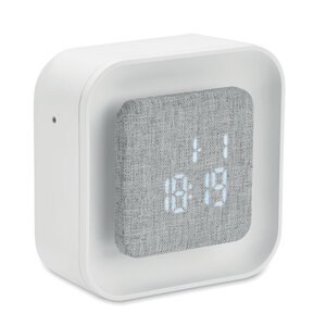 LUCE Wecker aus recyceltem ABS/RPET - GiftRetail MO2299