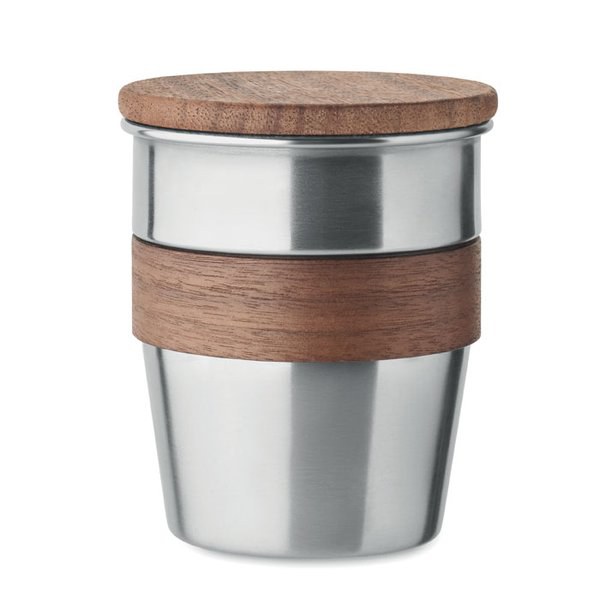 WALNUT Einwandiger Becher 350 ml - GiftRetail MO2322