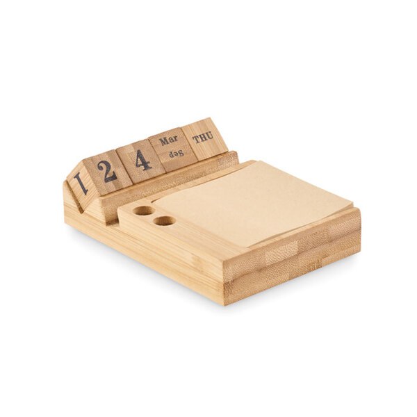 BOOTOP Tischkalender Bambus - GiftRetail MO2250