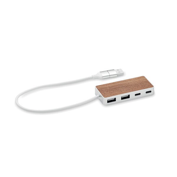 UBAH 4 Port USB-Hub - GiftRetail MO2387