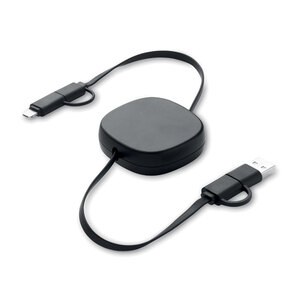 LINEA Einziehbares Ladekabel 60W - GiftRetail MO2425