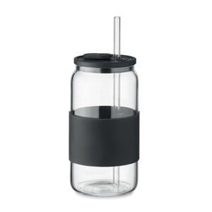 BOROSIP Trinkglas Borosilikat 550ml - GiftRetail MO2506
