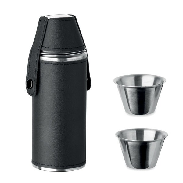 COCOON Flasche mit Schnapsbechern - GiftRetail MO2628