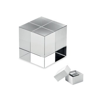 KUBEWARD Glas-Pokal Würfel - GiftRetail MO2656