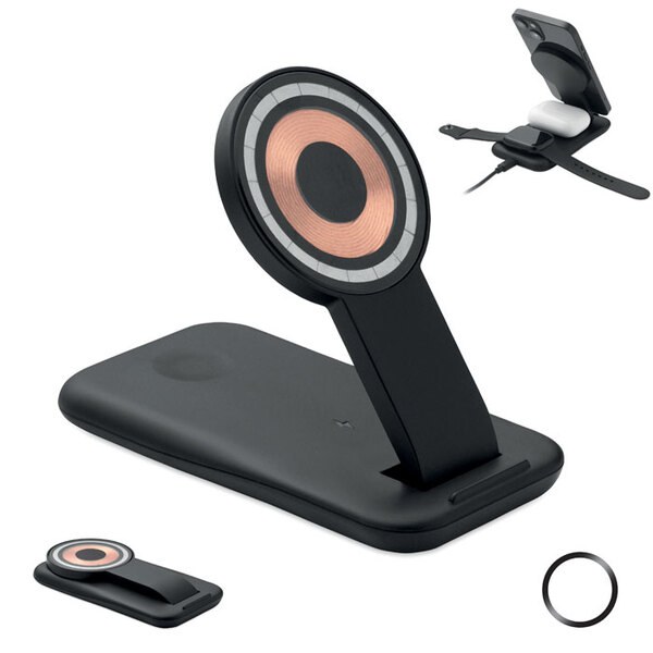 PENDOLESS 3 in 1 wireless charger 15W - GiftRetail MO2749