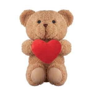 SNUGGLE Teddybär mit Herz 23cm - GiftRetail MO2949