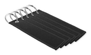 Pack mit 5 GiftRetail MO2463 - TAKEOFF Schlüsselring Polyester Tag