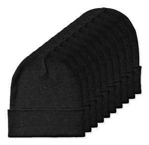 Pack mit 10 GiftRetail MO2705 - BEANIX Beanie mit Bündchen