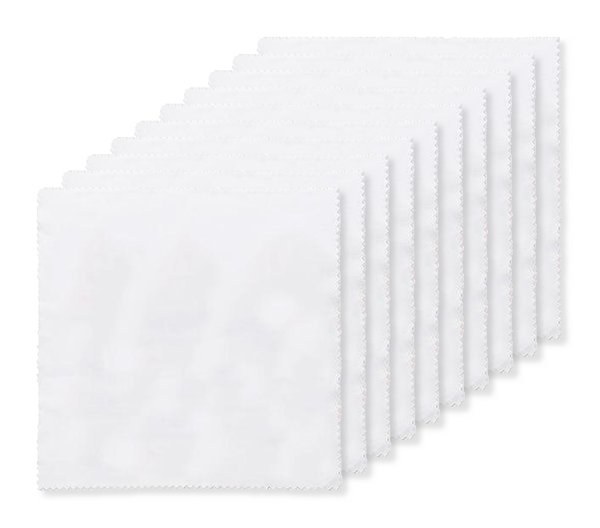 Pack mit 100 GiftRetail MO9902 - RPET CLOTH RPET Reinigungstuch