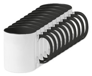 Pack mit 100 GiftRetail MO8422 - SUBLIMCOLY Kaffeebecher