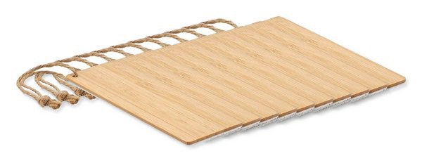 Pack mit 100 GiftRetail MO6593 - KUMAKU Lesezeichen aus Bambus