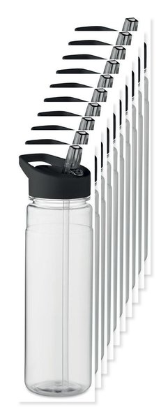 Pack mit 100 GiftRetail MO6467 - ALABAMA Trinkflasche RPET 650ml
