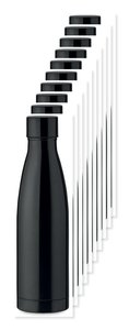 Pack mit 10 GiftRetail MO9812 - BELO BOTTLE Edelstahl Isolierflasche 500ml