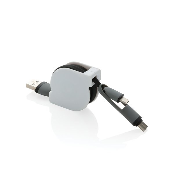 3-in-1 einziehbares Kabel