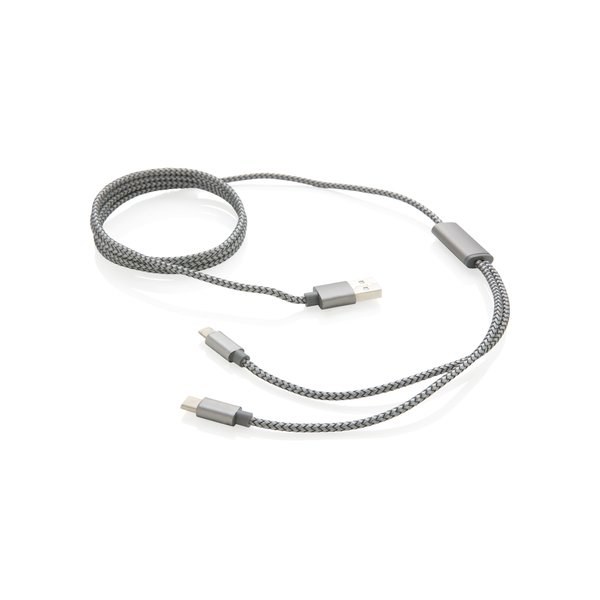 XD Collection P302.23 - 3-in-1 geflochtenes Kabel
