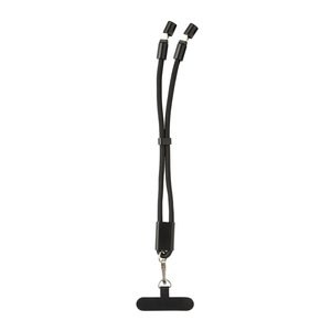 XD Collection P302.57 - LoopAmp RCS RPET verstellbares Telefon-Handgelenkband 60W Kabel