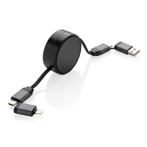 XD Xclusive P302.75 - Terra RCS aus recyceltem Aluminium, einziehbares 6-in-1-60-Watt-Kabel