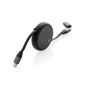 XD Xclusive P302.77 - Terra RCS recyceltes Aluminium einziehbares 240W 2-in-1-Kabel
