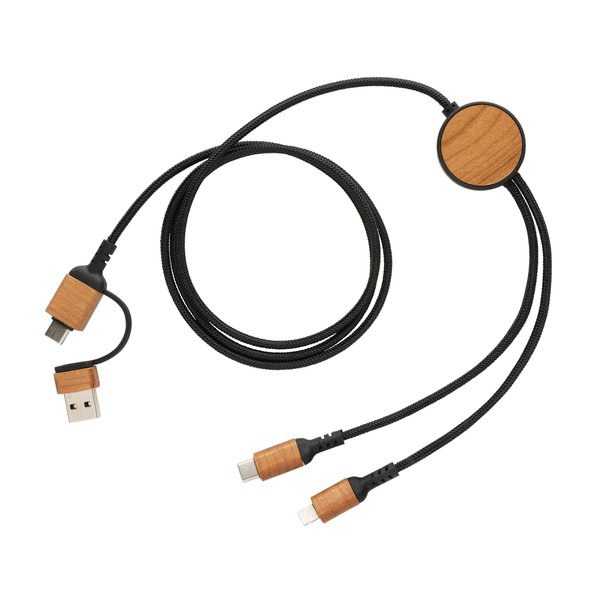 XD Collection P302.86 - Ohio RCS zertifiziertes recyceltes Plastik 6-in-1-Kabel
