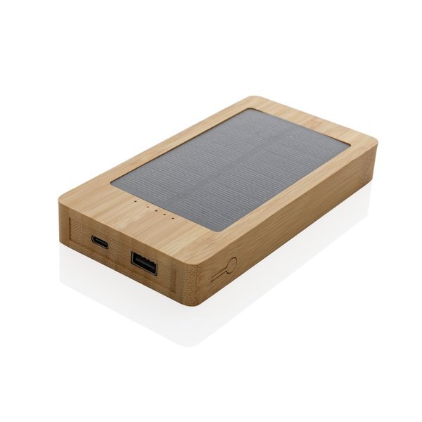 Sunwick 10.000 mAh Bambus Solar Powerbank