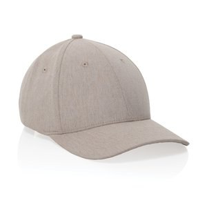XD Collection P453.09 - Milo AWARE™ melierte 6-Panel-Cap aus recyceltem Material, 200 g