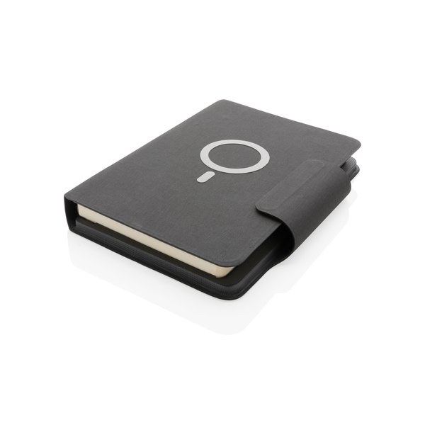 XD Xclusive P774.31 - Artic Magnetic 10W kabelloses Laden A5-Notizbuch