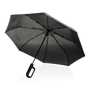 XD Collection P850.71 - Yara 21" AWARE™ RPET einfarbiger Regenschirm mit Karabiner