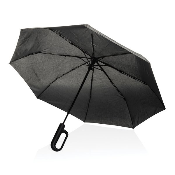 XD Collection P850.71 - Yara 21" AWARE™ RPET einfarbiger Regenschirm mit Karabiner