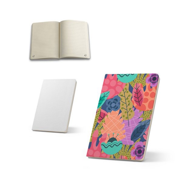 Notizbuch im A6-Format mit festem Einband, ideal für den Sublimationsdruck